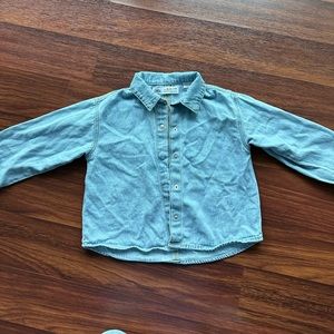 Zara denim shirt 18-24 months